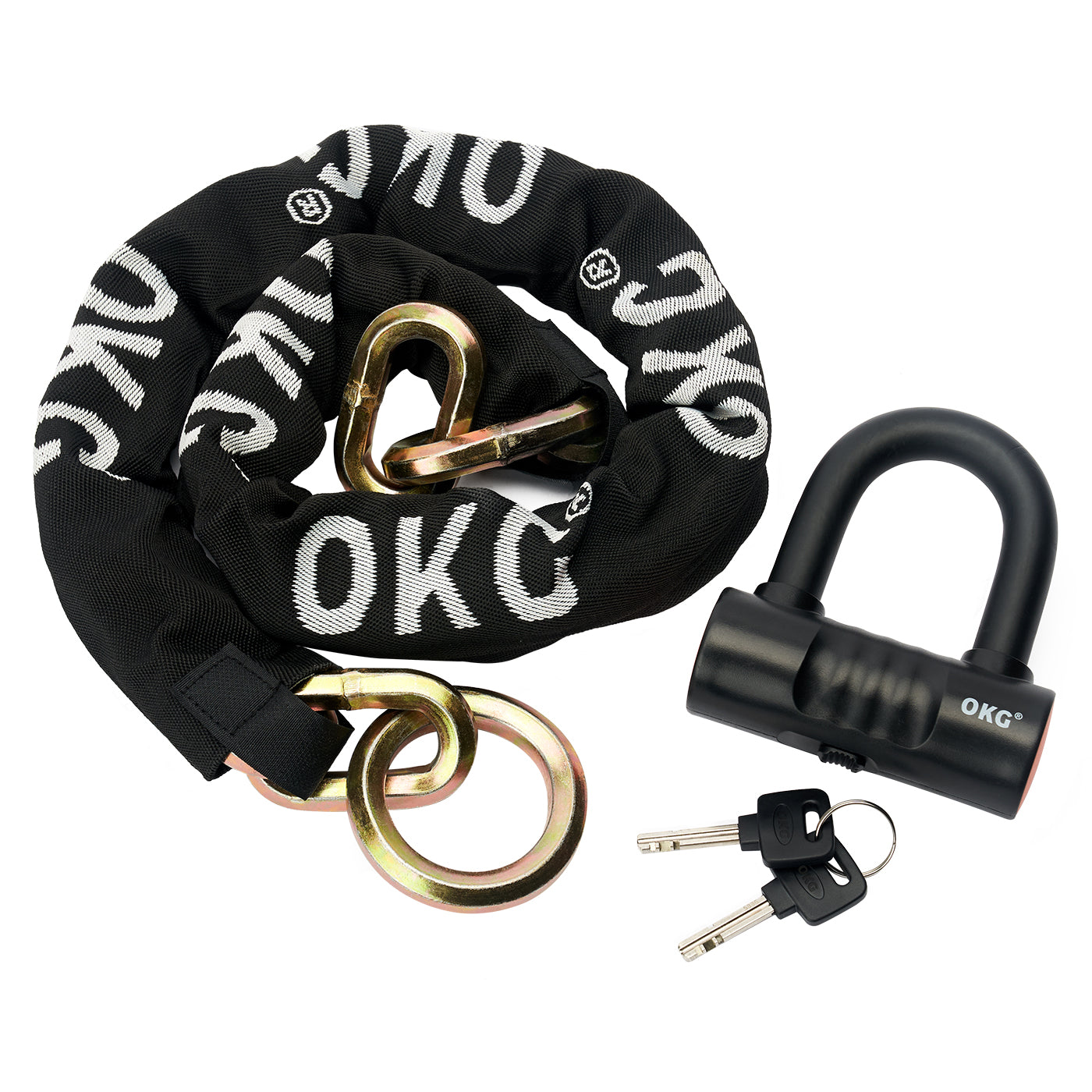 OKG Leo Series Noose Security Bike Chain Lock Motorcycle Heavy Duty Lock Moped Lock - Image 4