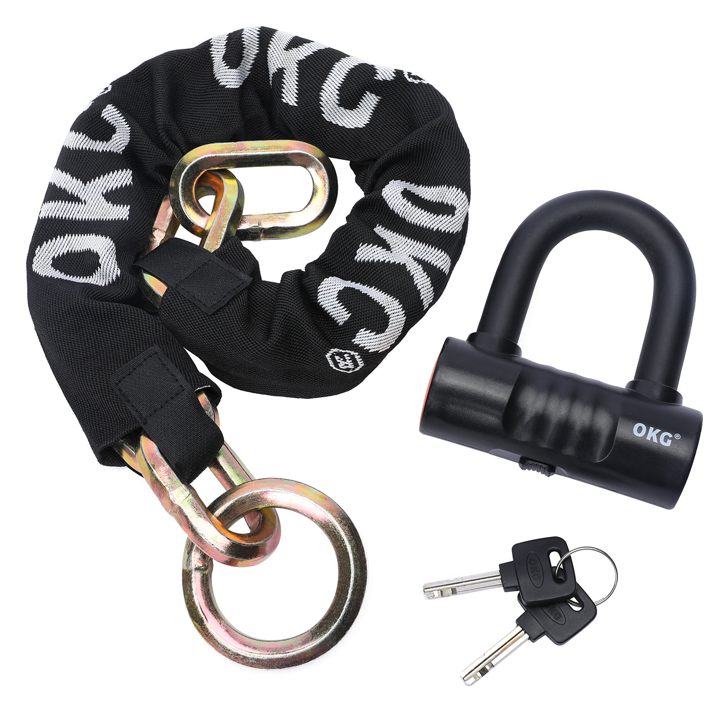 OKG Leo Series Noose Security Bike Chain Lock Motorcycle Heavy Duty Lock Moped Lock - Image 6