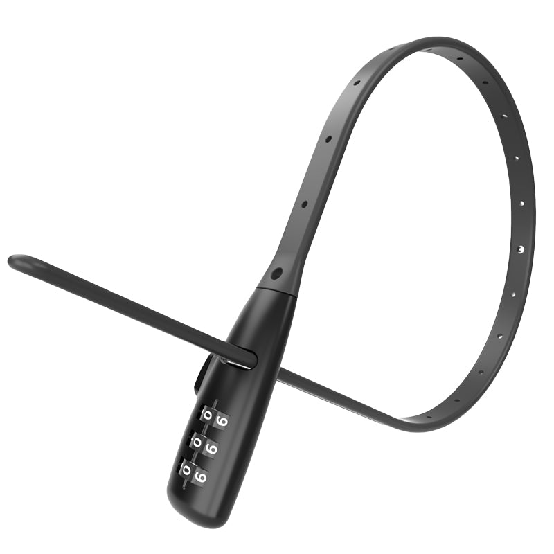 OKG Zip Tie Lock - 3-Digit Combo Bike Lock for Cabinet, Helmet, Skateboard, Fridge, Luggage, BBQ, Stroller, Scooter, Fence Door
