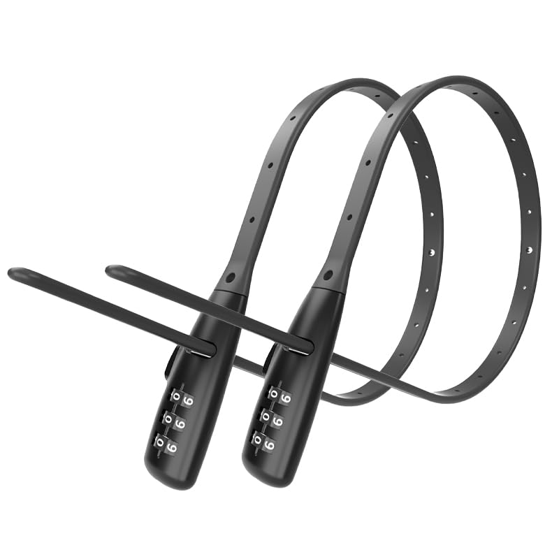 OKG Zip Tie Lock - 3-Digit Combo Bike Lock for Cabinet, Helmet, Skateboard, Fridge, Luggage, BBQ, Stroller, Scooter, Fence Door - Image 2