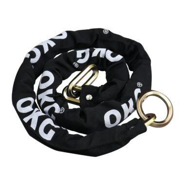 OKG Ultra Security Chain - 5.3ft x 3/8 in. Thick Heavy Duty Bicycle Lock Chain - 10mm Special Hardened Alloy Steel Chain - Premium Cut Proof Chain Ideal for Motorcycles, Generators, Ebikes (No Lock)