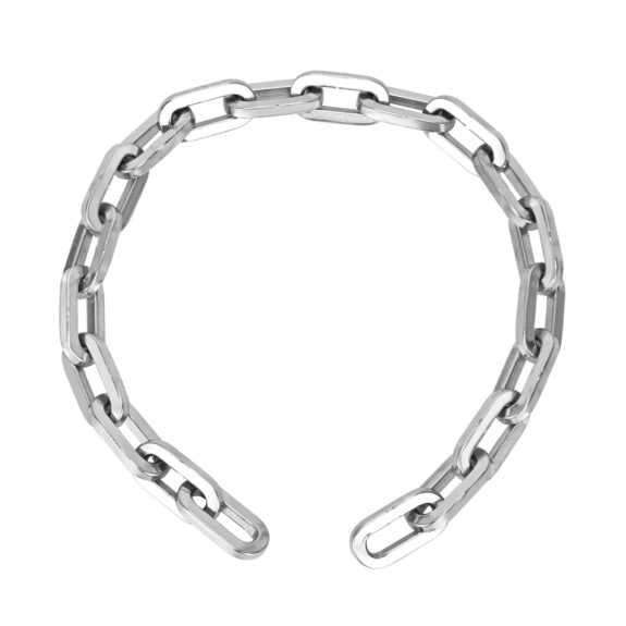 OKG Security Chain - 2 Foot x 1/4" Thick Outdoor Gate Chain, Cut Proof Chain Made of Hardened Alloy Steel Chain for Fences, Bicycles, Pet Cages, Corral Supplies