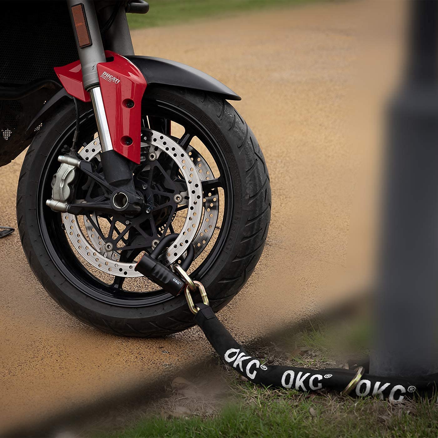 OKG Maximum Security Chain, 10 lbs, 5 ft x 1/2 in (12mm) Thick Cut Proof Chain with Hardened Steel Heavy Duty Cinch Chain Anti-Theft Hexagonal Chain for Motorcycles, Trailers, Generators (No Lock) - Image 5